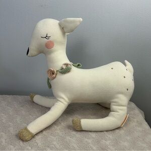 Meri Meri Blossom the Baby Deer Fawn Plush Stuffed Animal Cream Organic Cotton